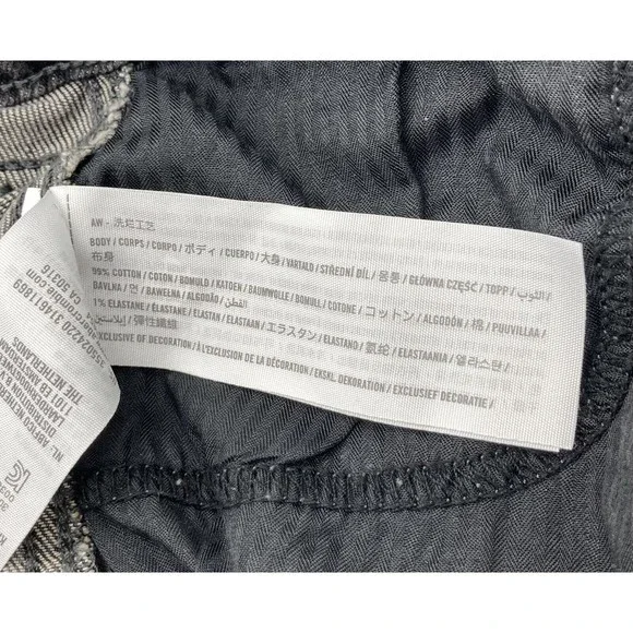 Hollister California Sz 0 Long Ultra High-Rise Mom Jean Vintage Stretch Black - Picture 12 of 12